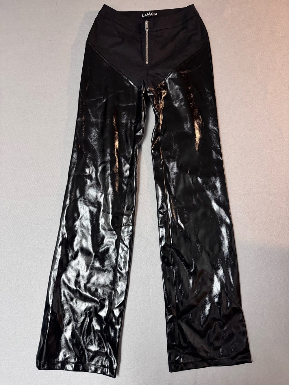 I.AM.GIA Black Faux Leather Pants Size XS - Picture 2 of 8